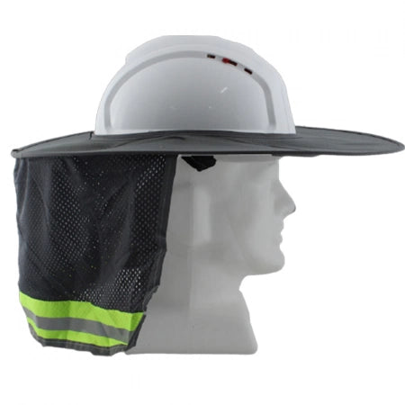 Hard Hat Sun Brim Neck Shield Sun Protection Visible Mesh