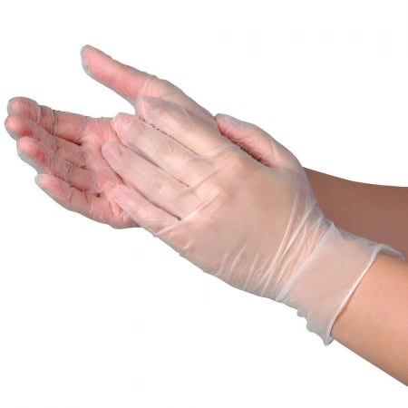 Vibrante Blue or White Vinyl Powder-Free Gloves