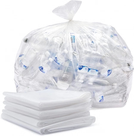 240L Thinkpac Clear LDPE Heavy Duty Bin Liners Rubbish Bags 32micron (100/Roll)