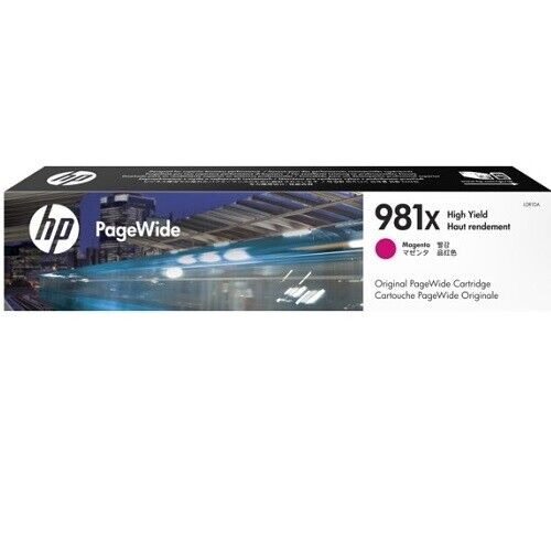 HP GENUINE #981X High Yellow Black Cyan Magenta Yellow Ink Cartridge